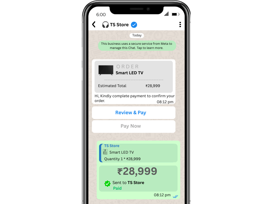 WhatsApp Payment Gateway